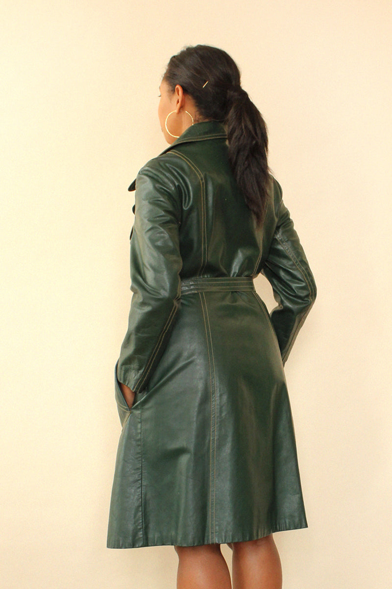 Topanga Ivy Leather Trench M