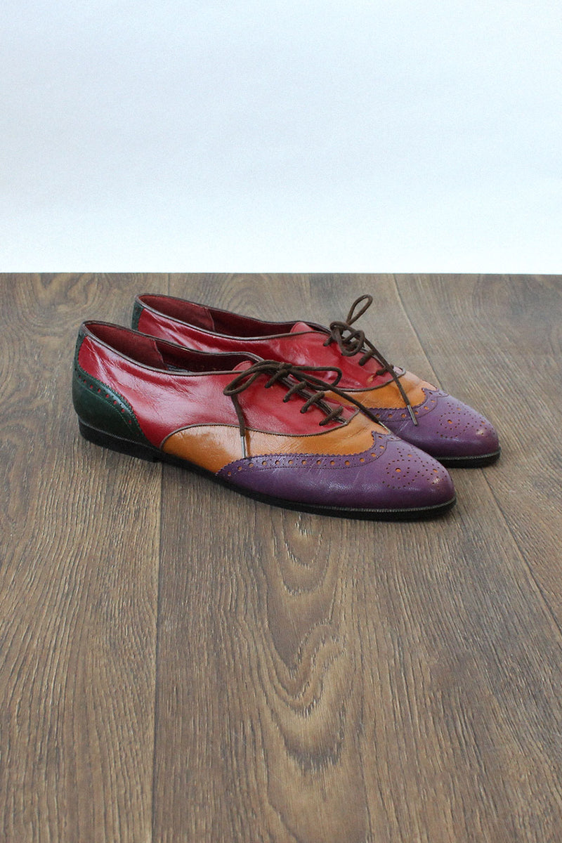 Nina Colorblock Oxfords 8 1/2