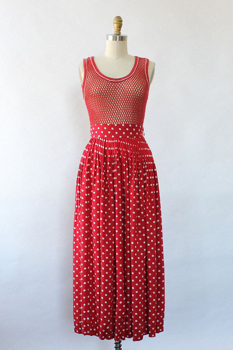 Taylor Polka Dot Swish Skirt XS