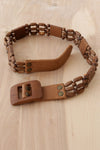 Wood Bead Belt S/M