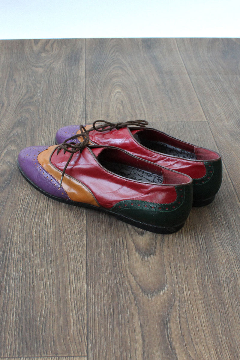 Nina Colorblock Oxfords 8 1/2