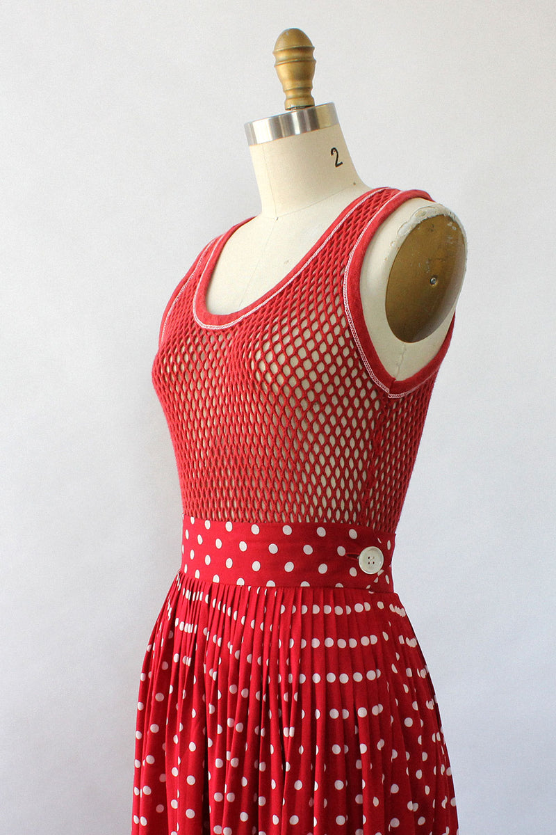 Taylor Polka Dot Swish Skirt XS