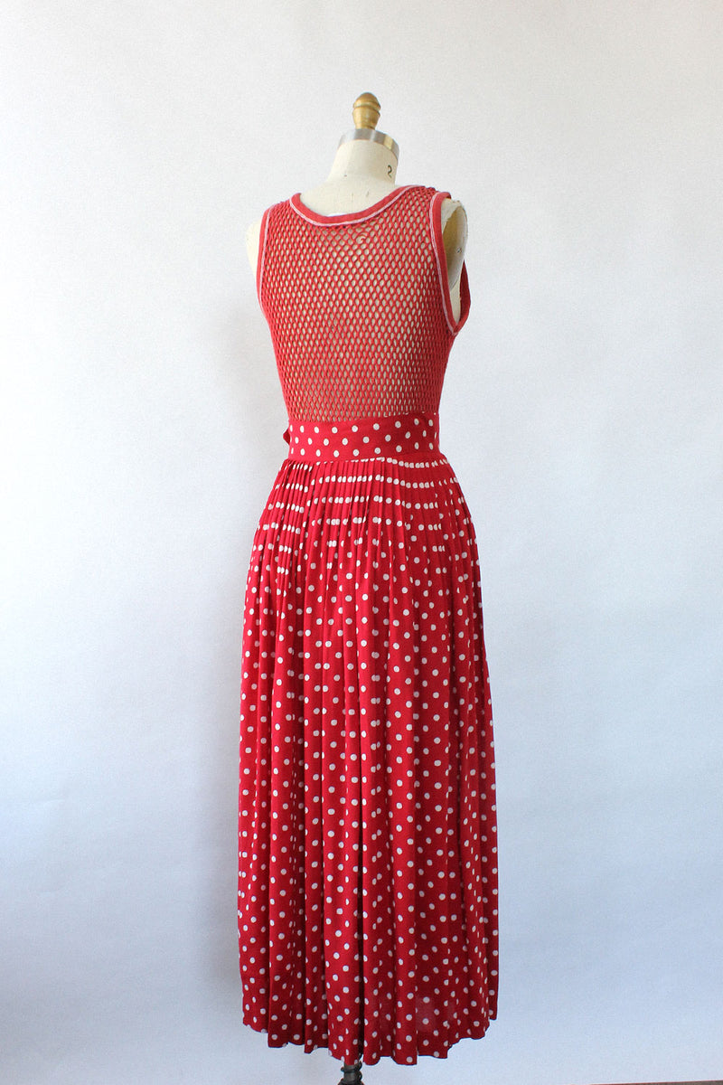 Taylor Polka Dot Swish Skirt XS