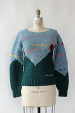 Hills and Valleys Crochet Pullover XS/S