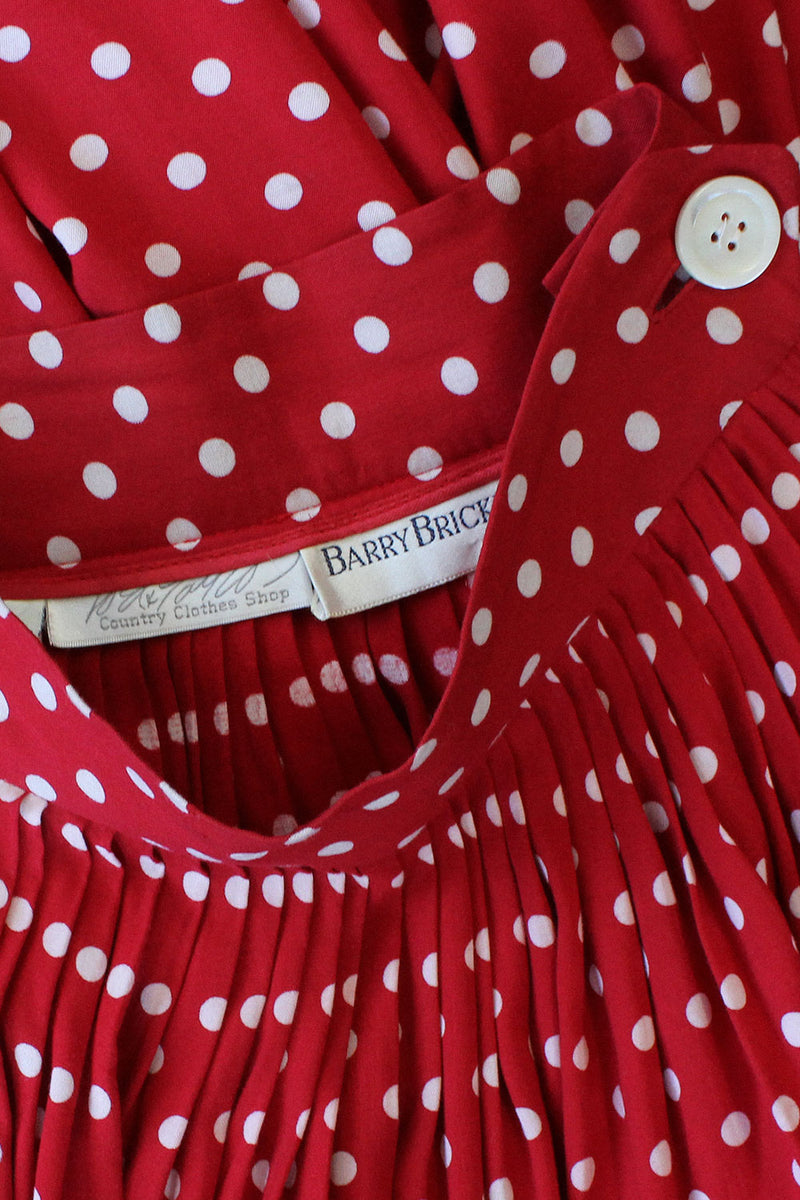 Taylor Polka Dot Swish Skirt XS