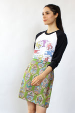 Polly Peck Metallic Mini Skirt XS