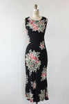Starina Bouquet Bias Cut Dress S