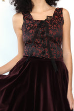 Baroque Lace-up Corset Top S/M