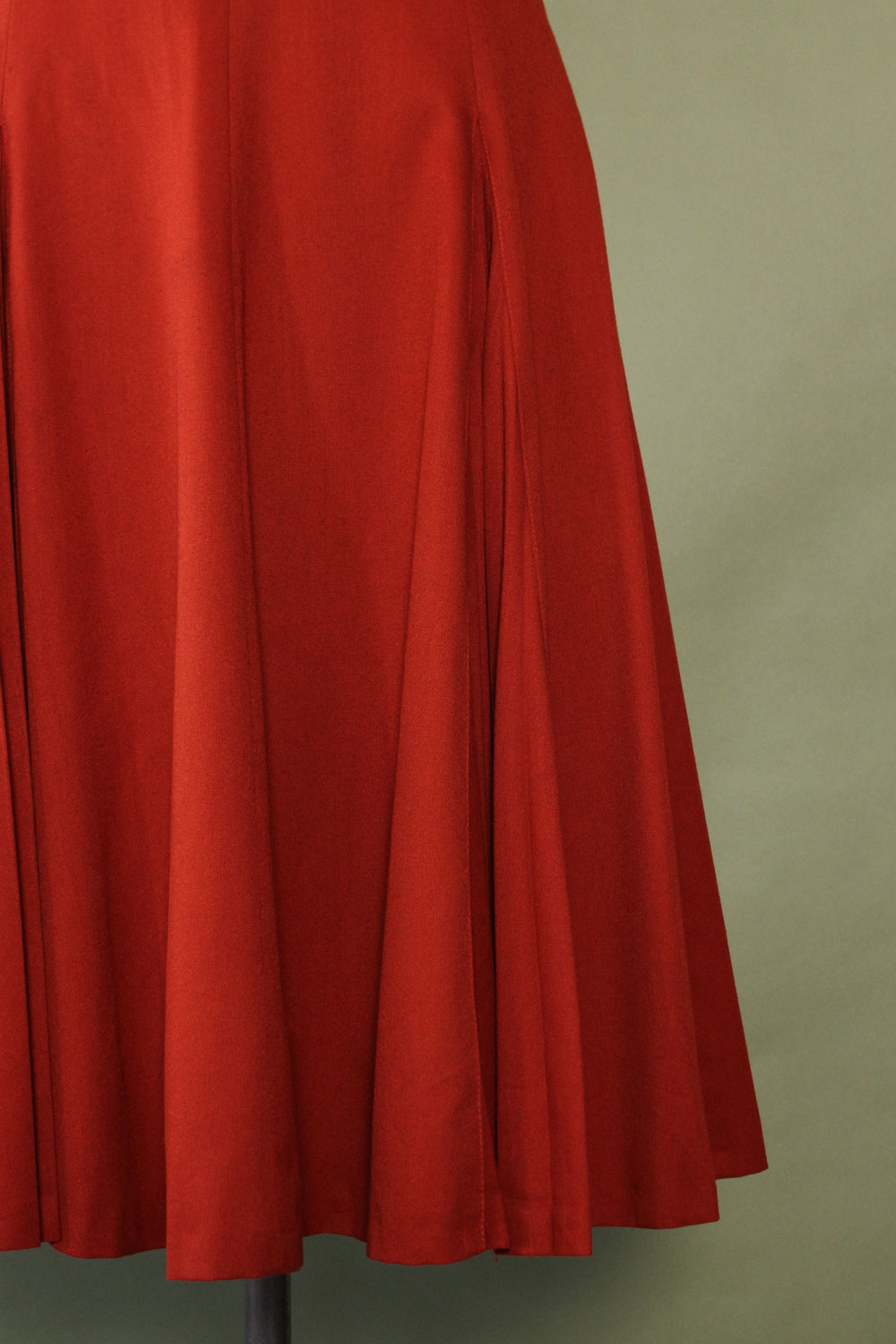 Brick Pleated Midi S/M