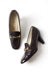 Gucci Horsebit Heeled Loafers 8