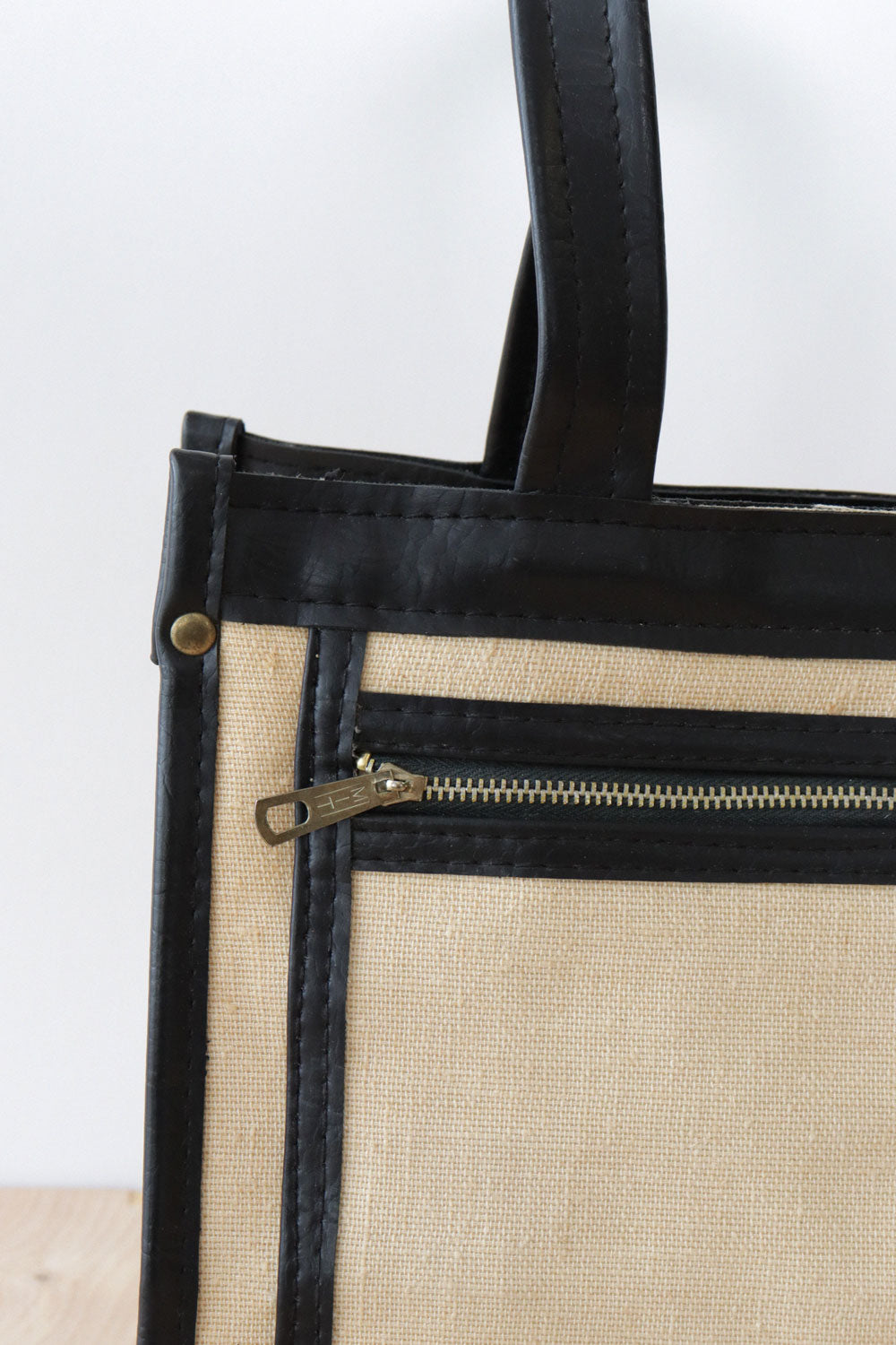 Midsize Canvas Trim Tote