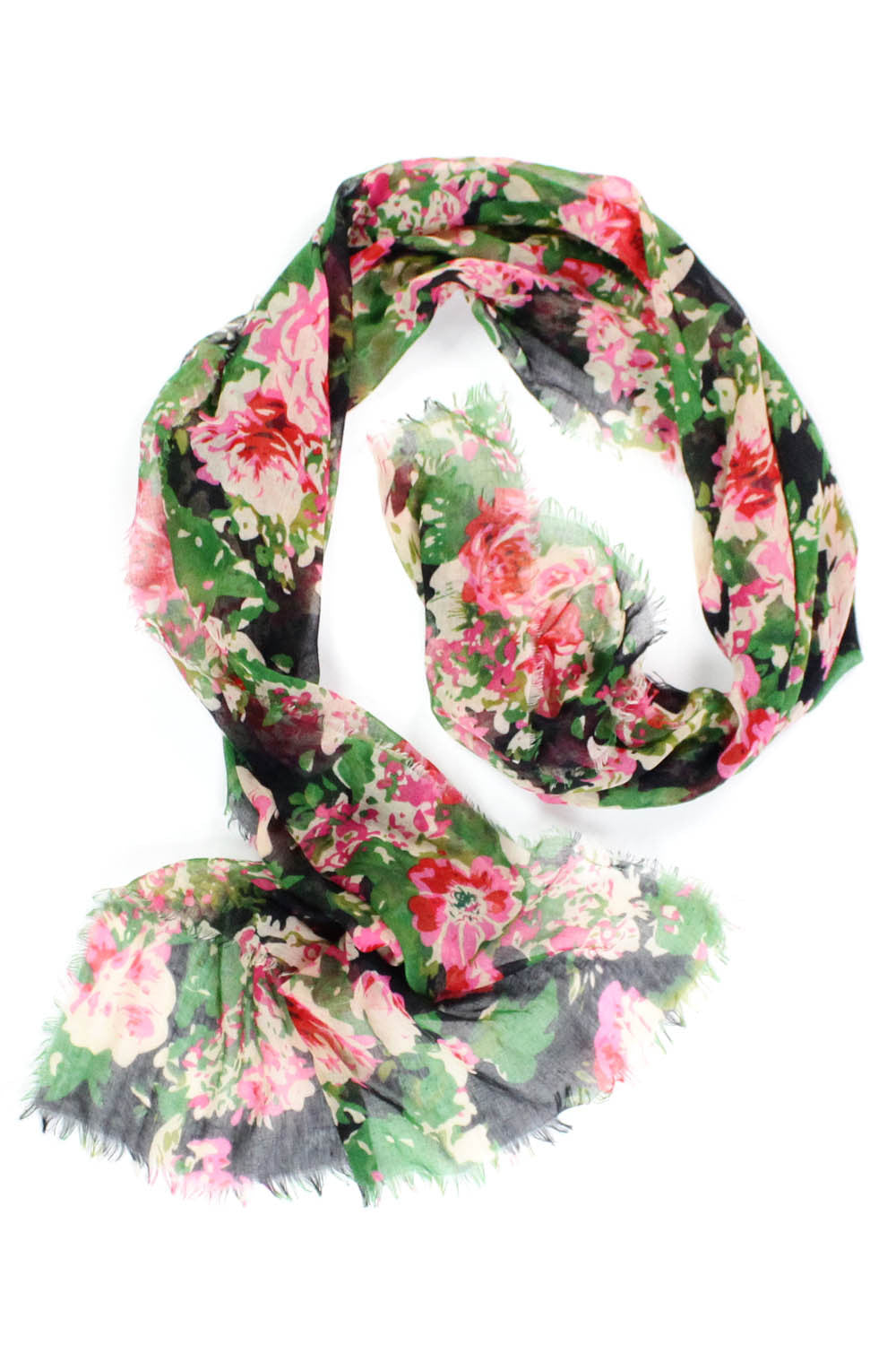 vintage rose scarf