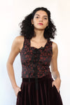 Baroque Lace-up Corset Top S/M
