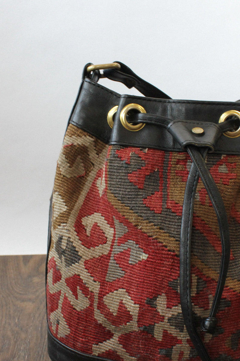 Kilim Bucket Bag