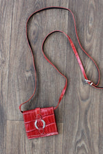 Brighton Croc Wallet Crossbody