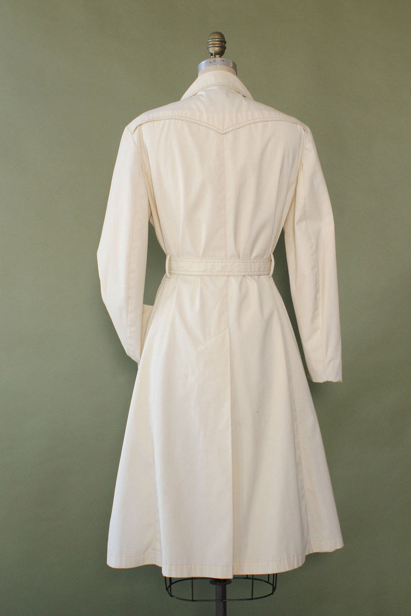 London Fog Ivory Trench M