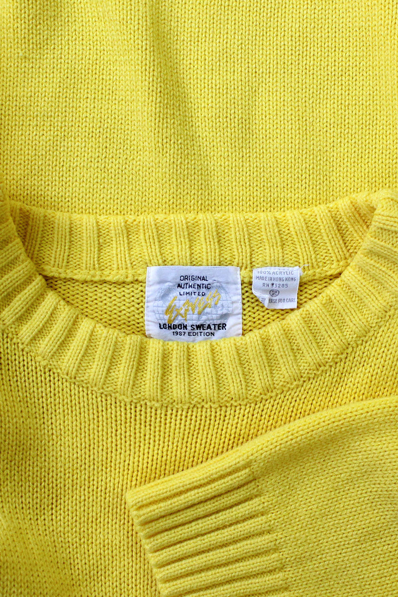 Lemon Drop Mini Sweater Dress