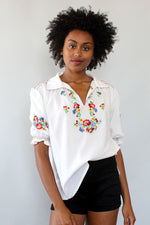 Embroidered Jolie Blouse S-L