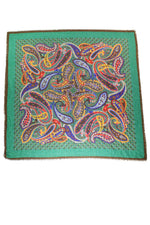 green paisley scarf