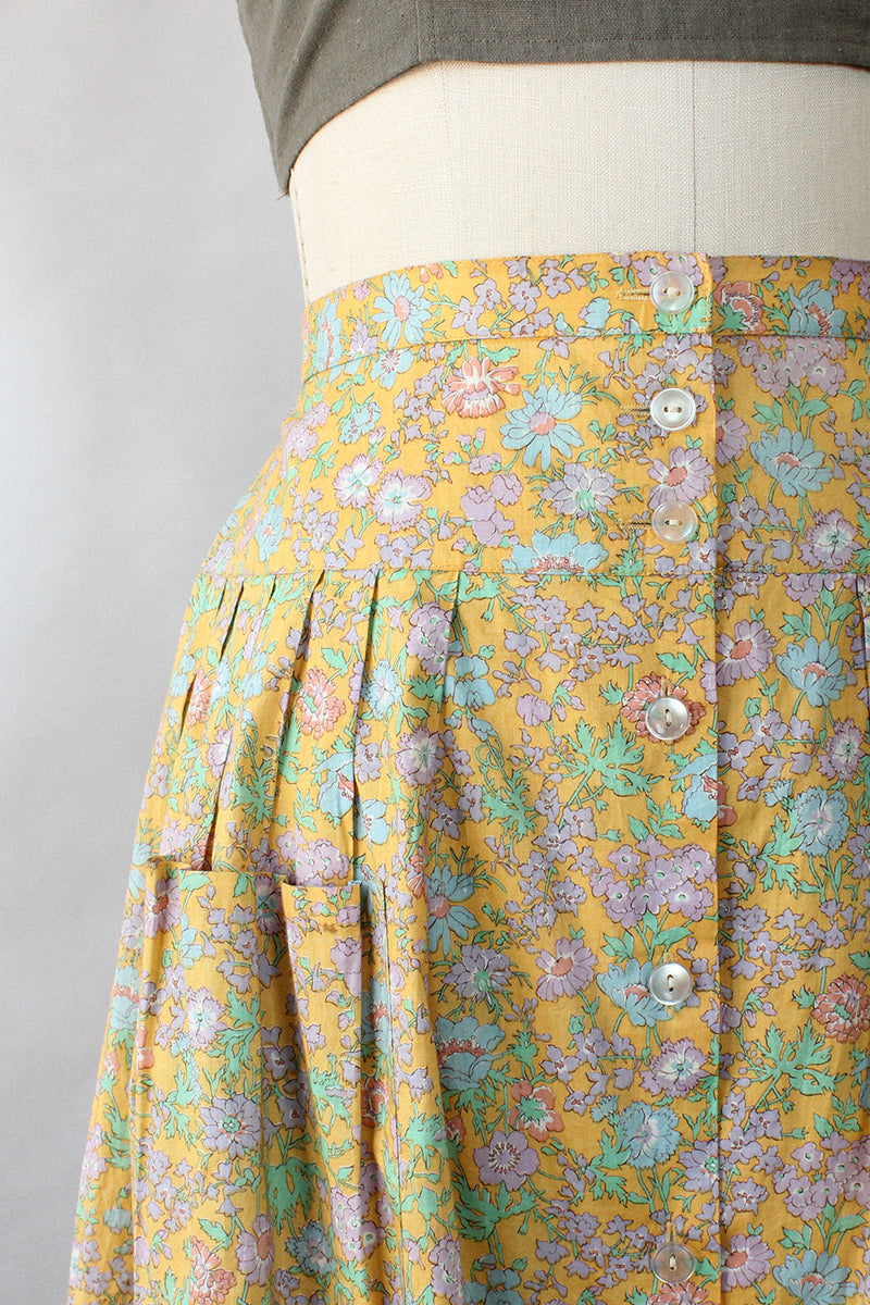 Liberty Floral Pocket Skirt M/L