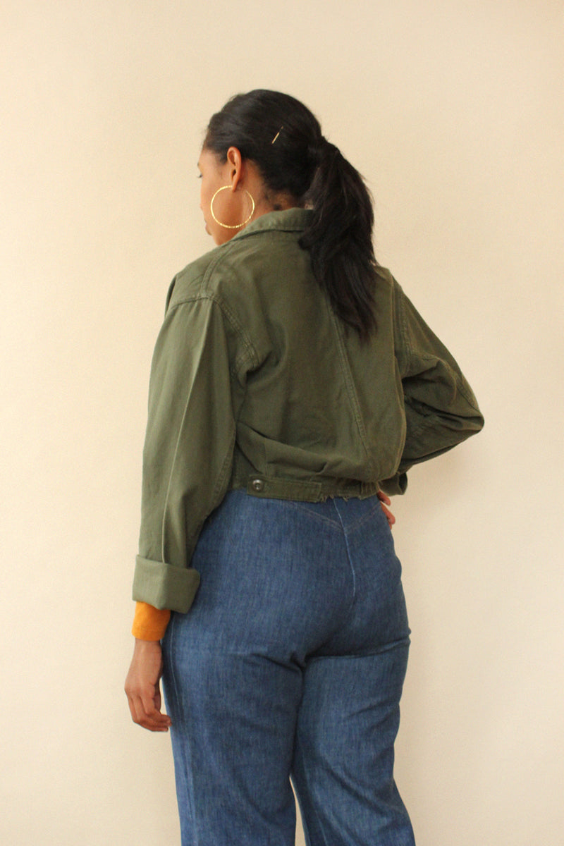 Bertie Distressed Army Jacket S/M