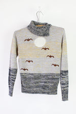 70s Moonscape Sweater M