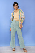 Reversible Floral Stripe Slouch Jacket S/M