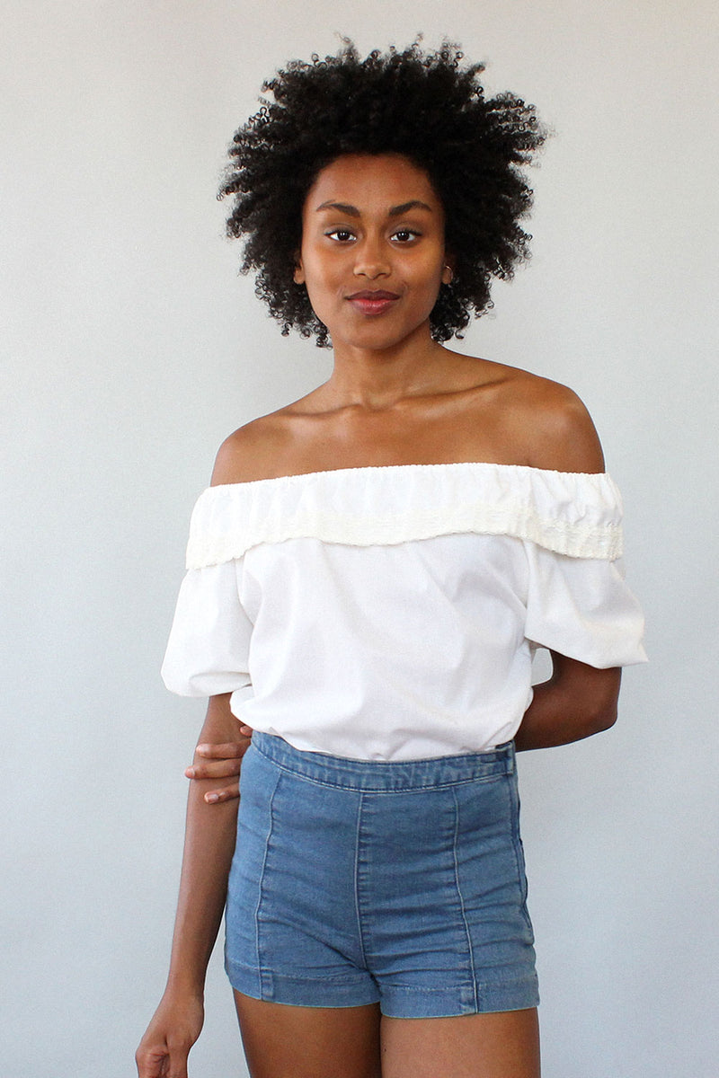 Simple Peasant Blouse S-L