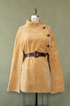 Camel Velveteen Cape XS-M