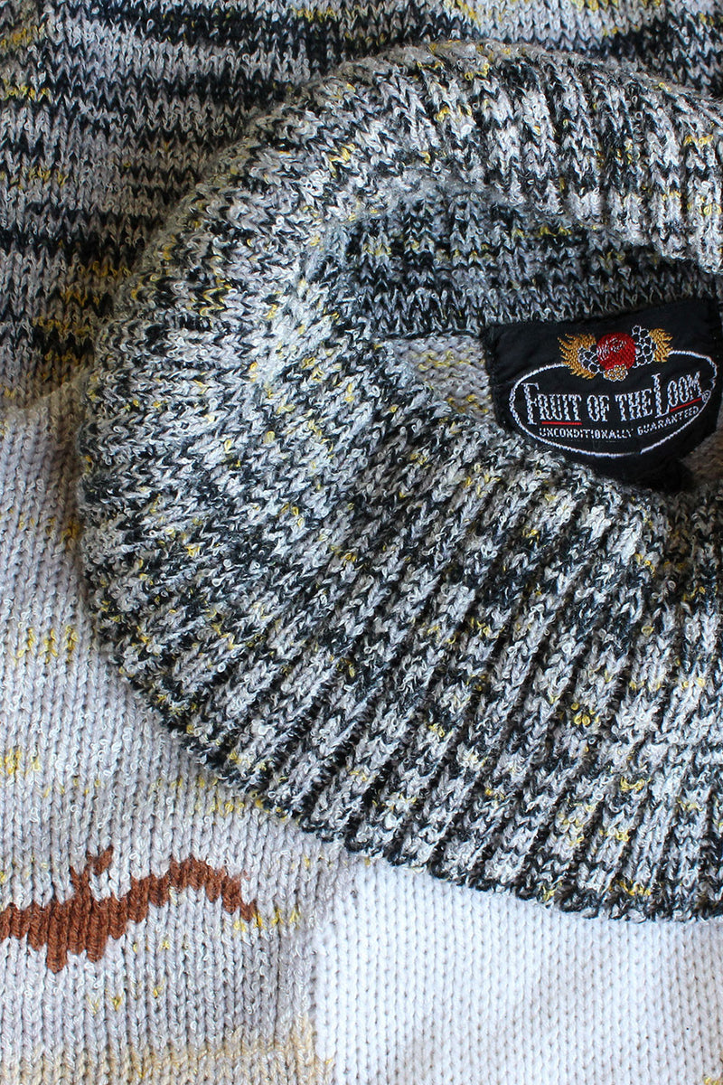 70s Moonscape Sweater M