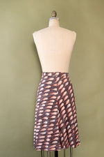 Peachy Mauve Hukapoo Flare Skirt S/M