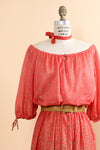 Quinn Rose Peasant Dress L