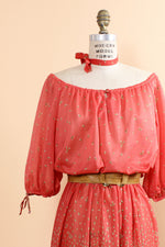 Quinn Rose Peasant Dress L