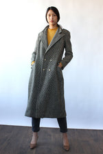 Ralph Lauren Tweed Long Coat M