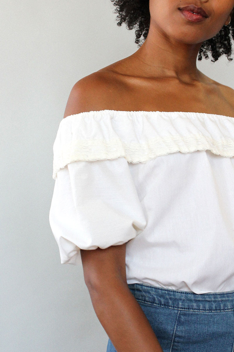 Simple Peasant Blouse S-L