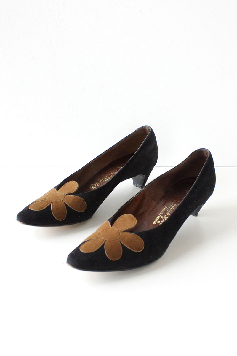 Floral Kitten Heels 7