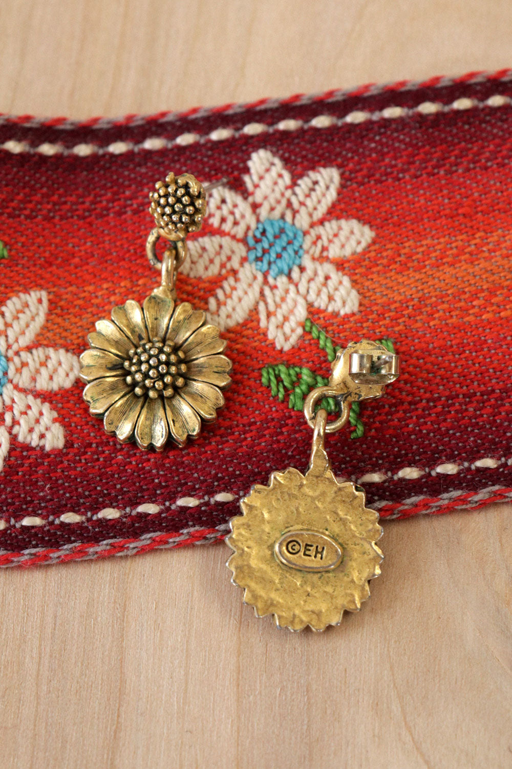 Norwegian Sunflower Earrings