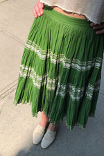 Grass Crinkle Skirt S/M