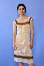 Crochet Animal Motif Dress XS-M