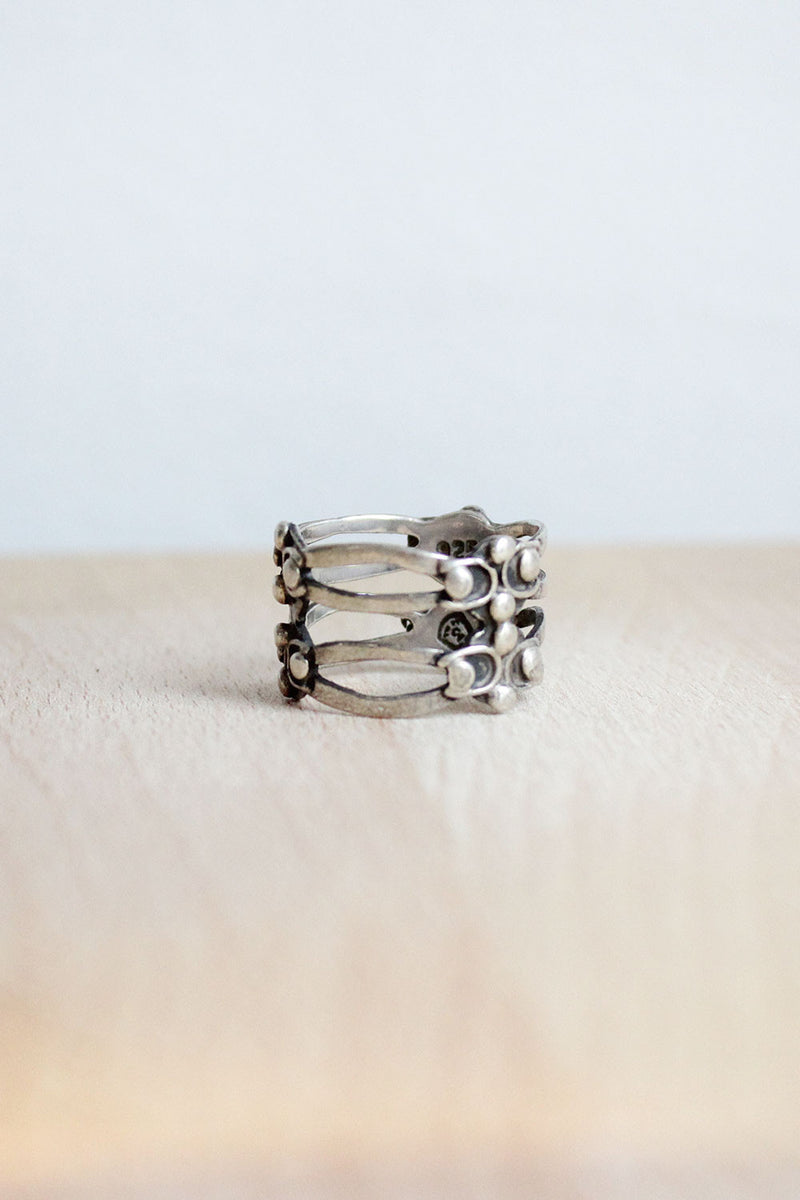 Sterling Cage Ring