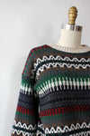 Expressions Jacquard Sweater S/M
