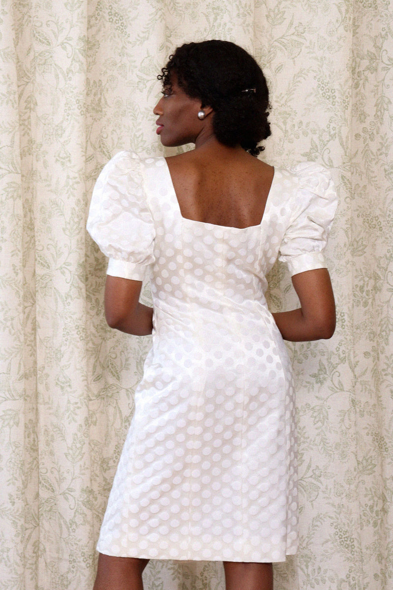 Victor Costa Polka Power Dress M