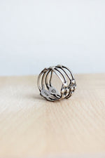 Sterling Cage Ring