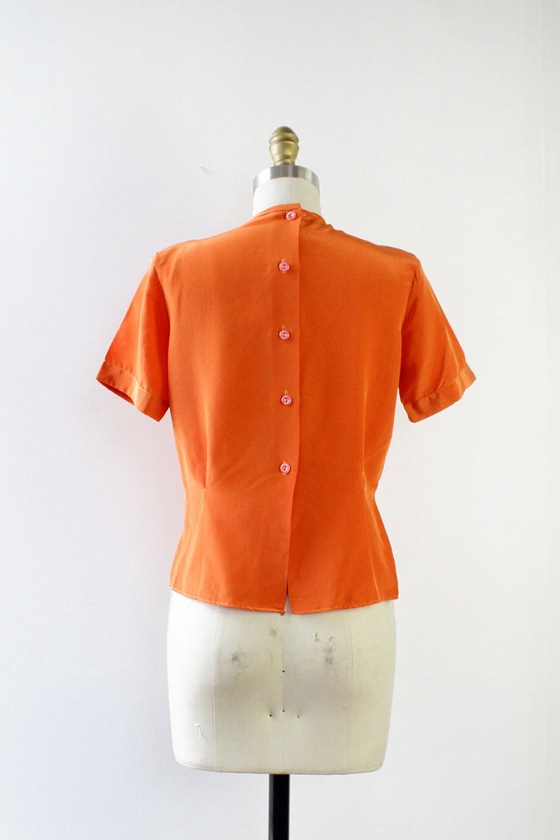 Clementine Button Back Blouse S