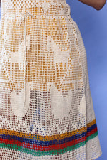 Crochet Animal Motif Dress XS-M