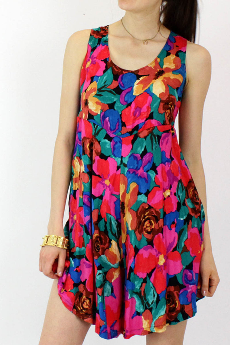 Watercolor Trapeze Romper S/M