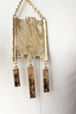 Klimtstone Fringe Necklace