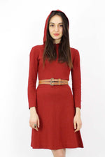 vintage hooded dress