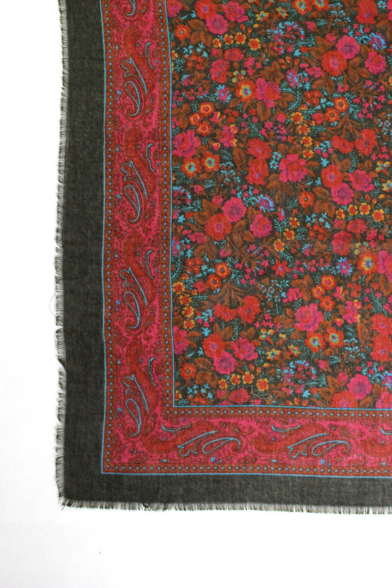 paisley print scarf