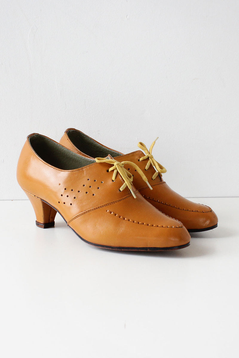 Pumpkin Heeled Oxfords 6